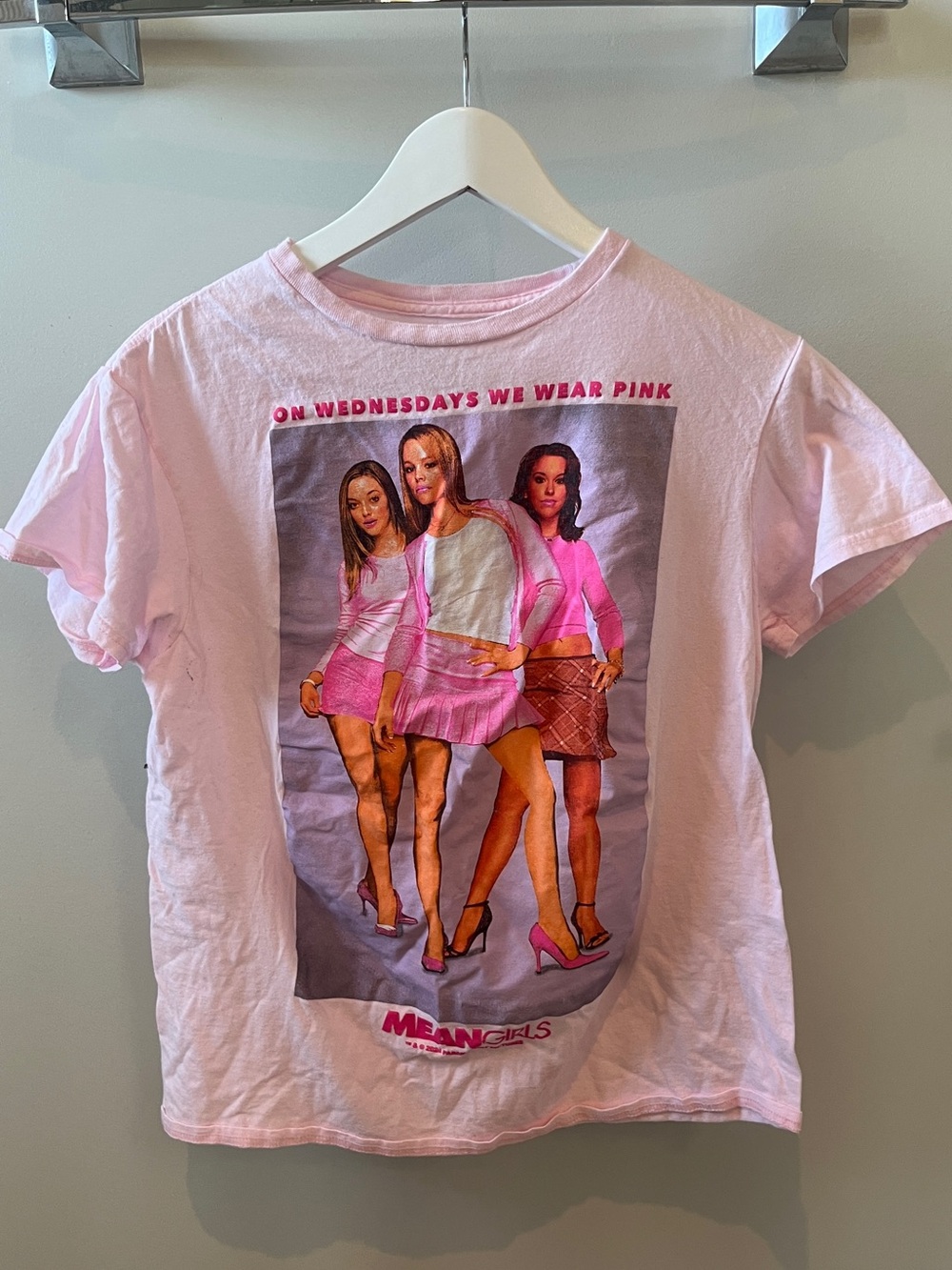 Target Mean Girls Pink Graphic Short Sleeve Tee
